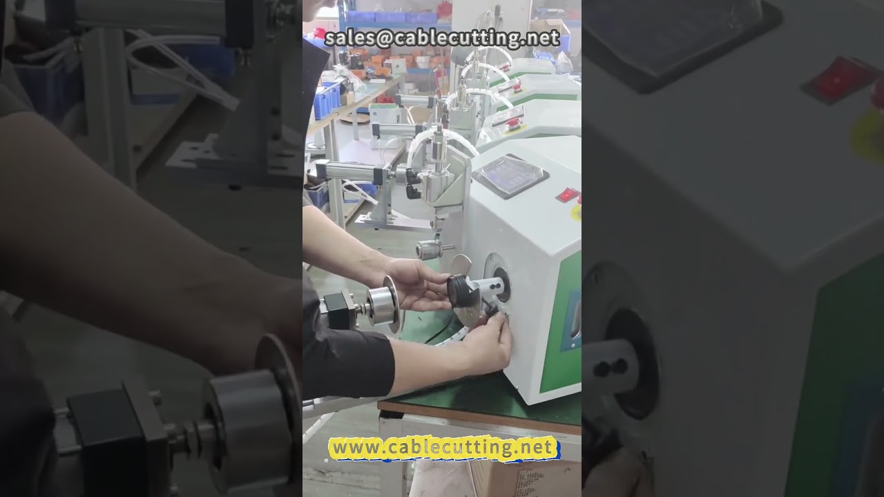 Automatische sorteermachine voor draadwikkeling #draadverwerking #wikkelmachine #draadwikkelaar