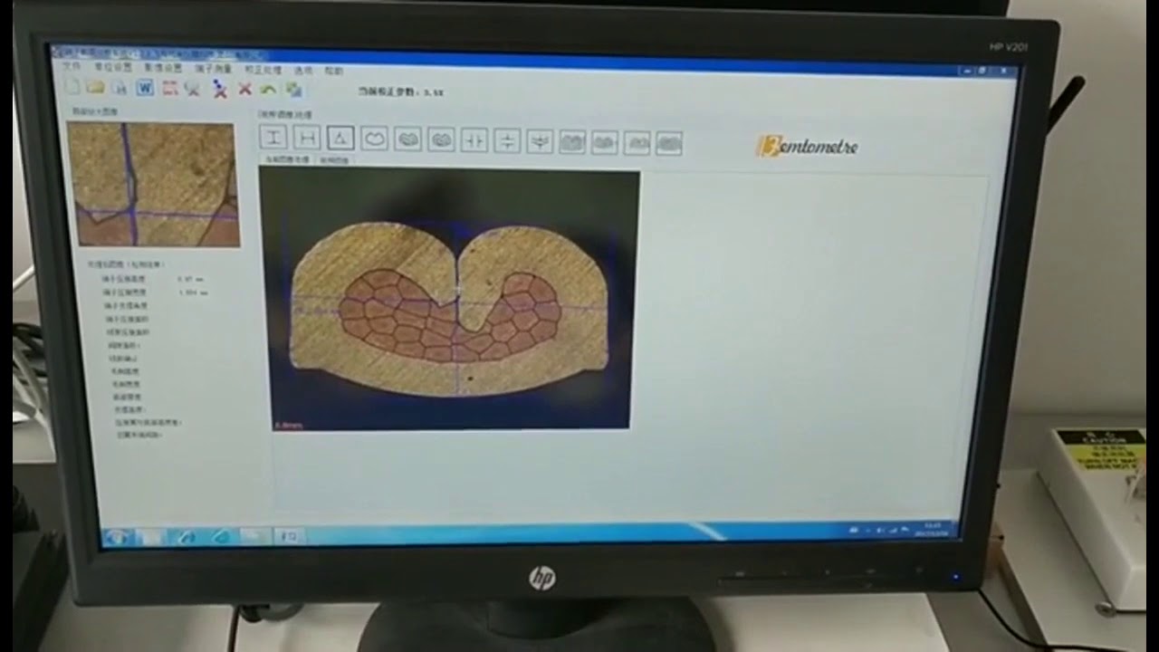 WPM SES Systeem voor Nauwkeurige Kabelboom-Crimpdoorsnede Analyse