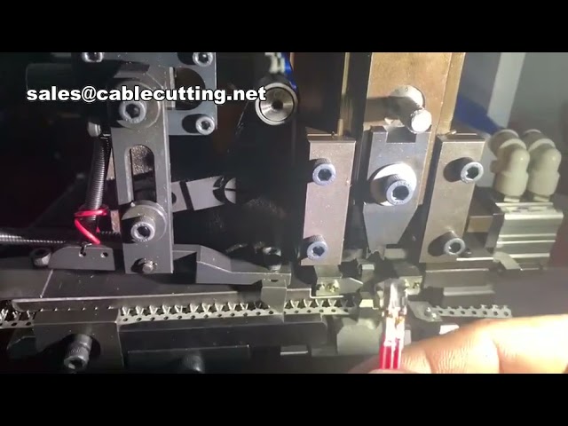 Automatische draadstrip- en terminalkrimpmachine – Hoge snelheid en precisie