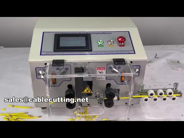 Touchscreen draadstripmachine en -snijmachine voor 0,1-8mm² WPM-JES | Precisie & automatisering