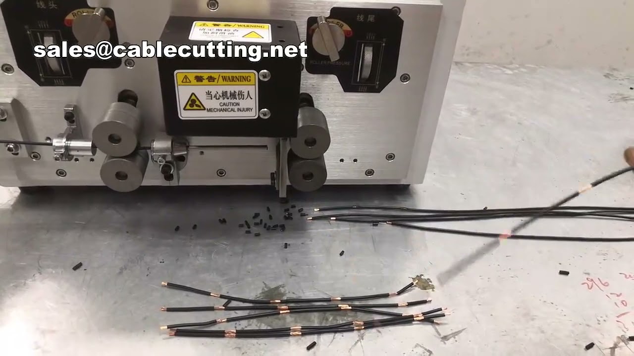 Professionele manteltype computergestuurde draadknip- en stripmachine | Efficiënte draadverwerking
