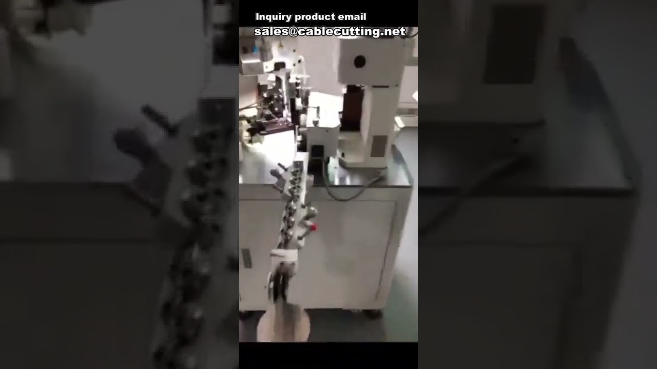 Automatische dubbelzijdige kabelkrimpmachine - Continue terminalkrimper voor draadverwerking