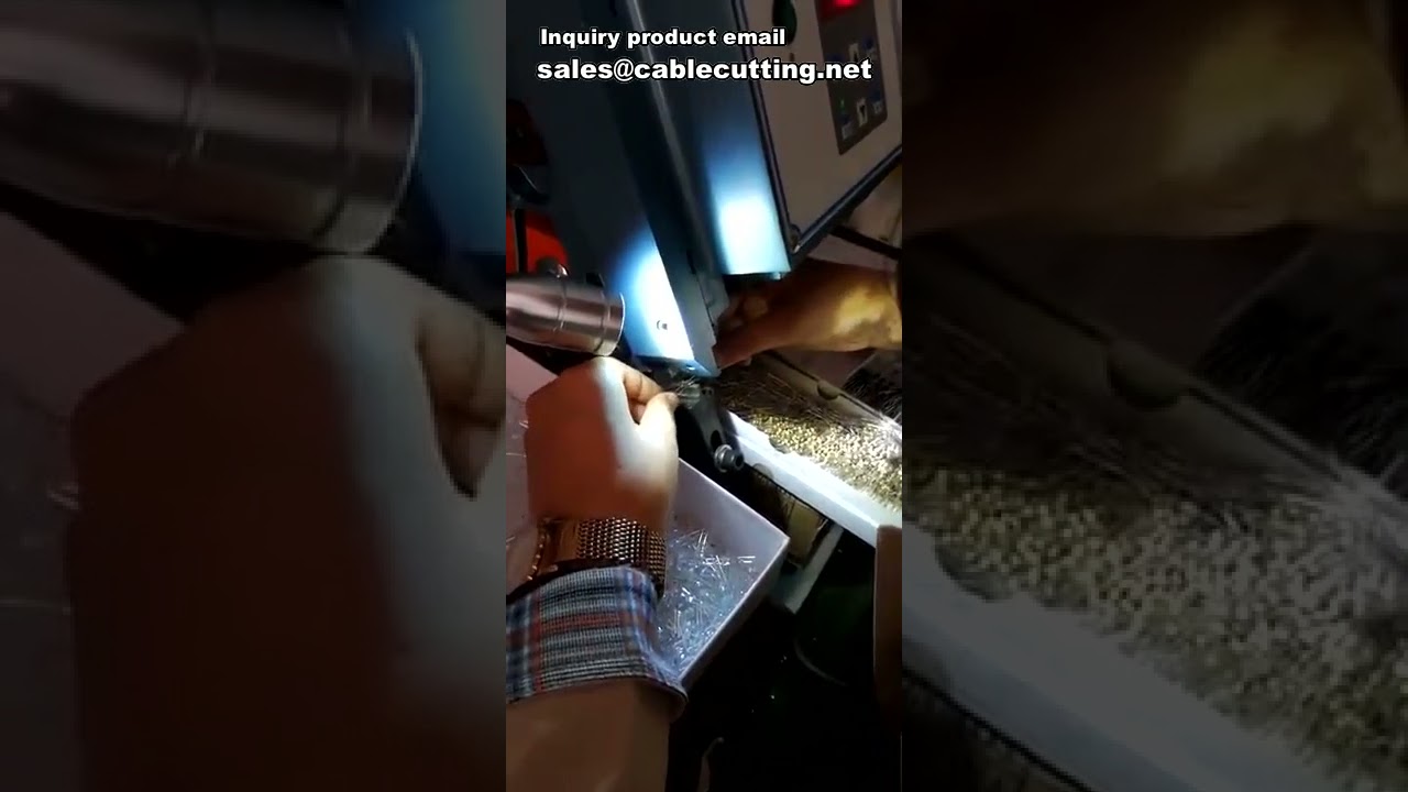 Automatische koperdraad krimpmachine | Draadverbindingsmachine | Kabelkrimpmachine