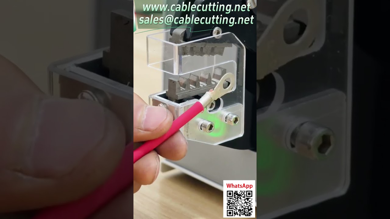 169 【65EC Elektrische draadkrimpmachine】 0,25 - 16 mm² - Verwisselbare matrijzen voor diverse terminals #gereedschap