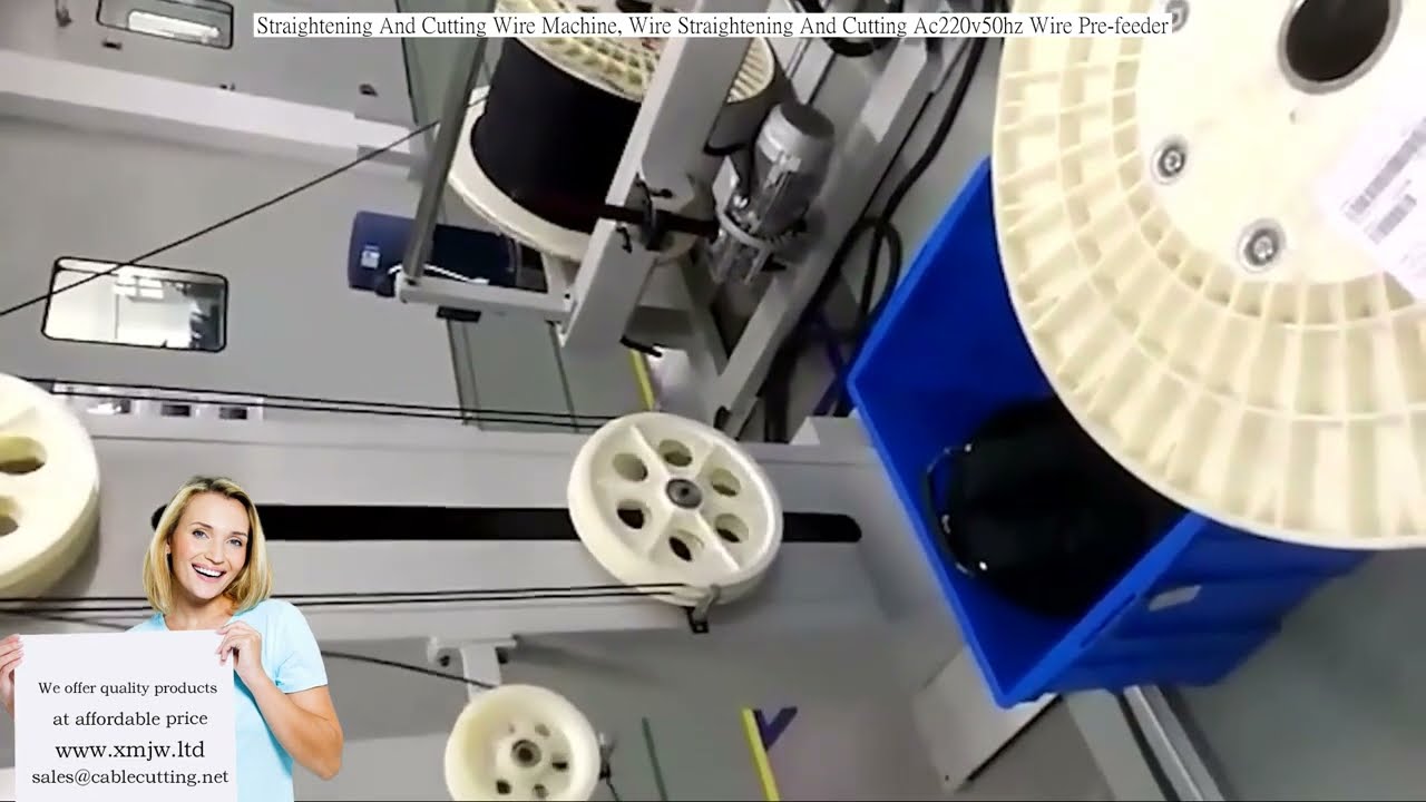 Automatische draadricht- en afknipmachine met voordraadsysteem - AC 220V/50Hz