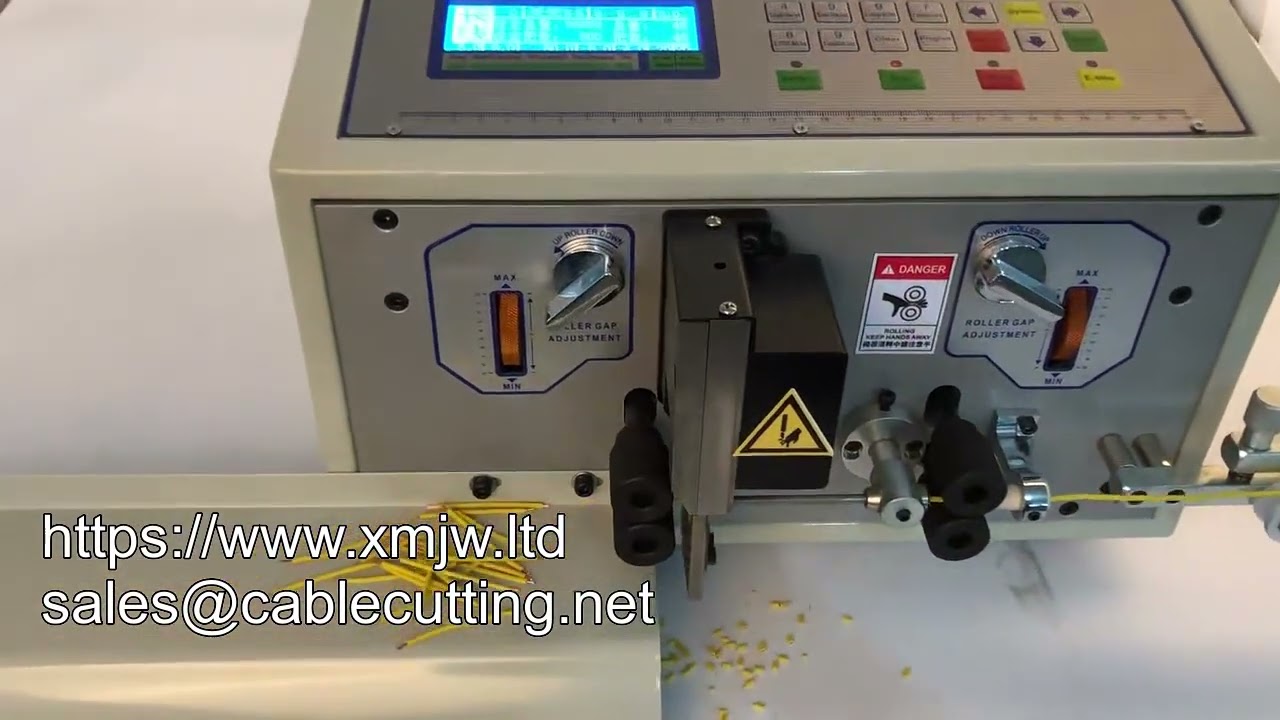 WPM 02 Desktop automatische kabelstrip- en snijmachine voor kleine koperkabels