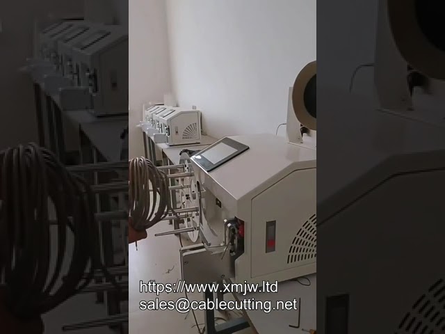 Halfautomatische draadbindmachine voor spoelen en wikkelen van kabels - Videodemonstratie