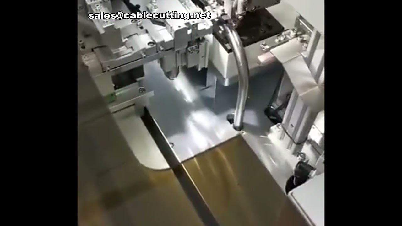 Parallelkabelstripmachine: lintkabelverwerking en vertakkingsdraad tinning & crimpen