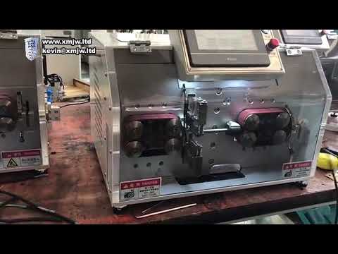 Automatische 16-wiel aangedreven snij- en stripmachine voor meeraderige PVC-kabels (30 mm²)