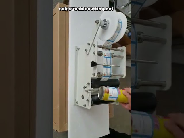 Handmatige Etiketteermachine voor Ronde Flessen – Precies & Betaalbaar