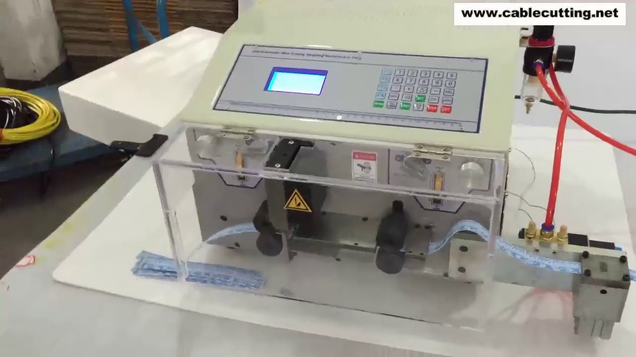 WPM-09E+S: Professionele platte kabelstrip-, snij- en splitmachine