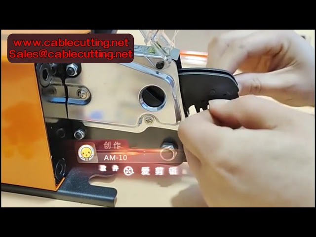 AM-10 Elektrische Dynamische Krimpmachine – Automatisch Koudpersen voor Bedrading