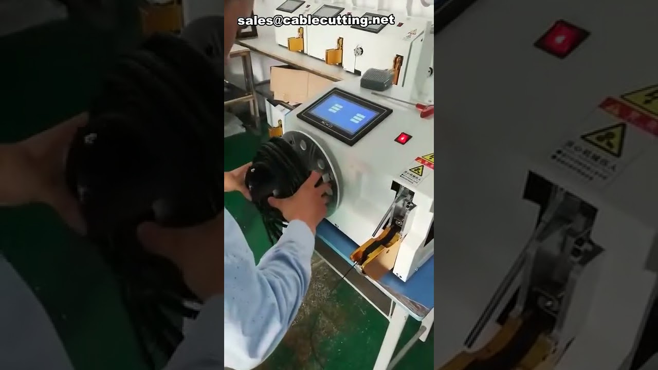 Draadwikkelbindmachine productdemonstratie – efficiënte spoelwikkeling en binding