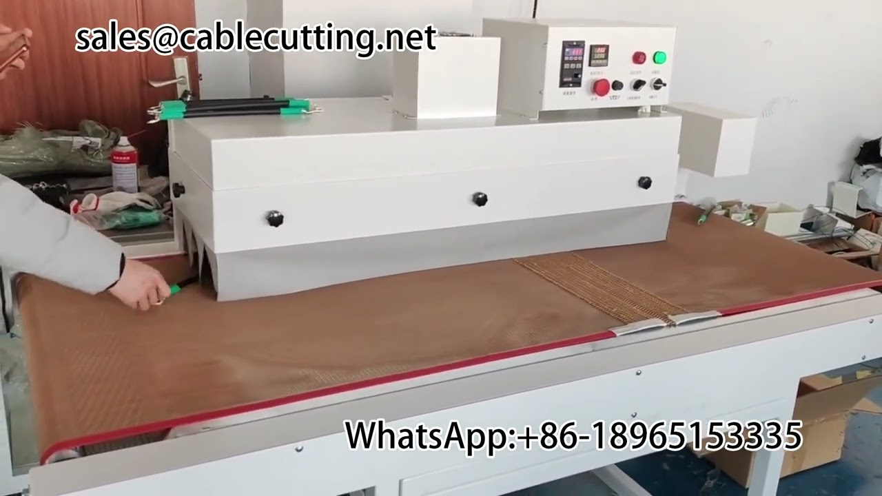 Nieuwe krimpkousmachine voor energieharnasverwerking #heat shrink machine