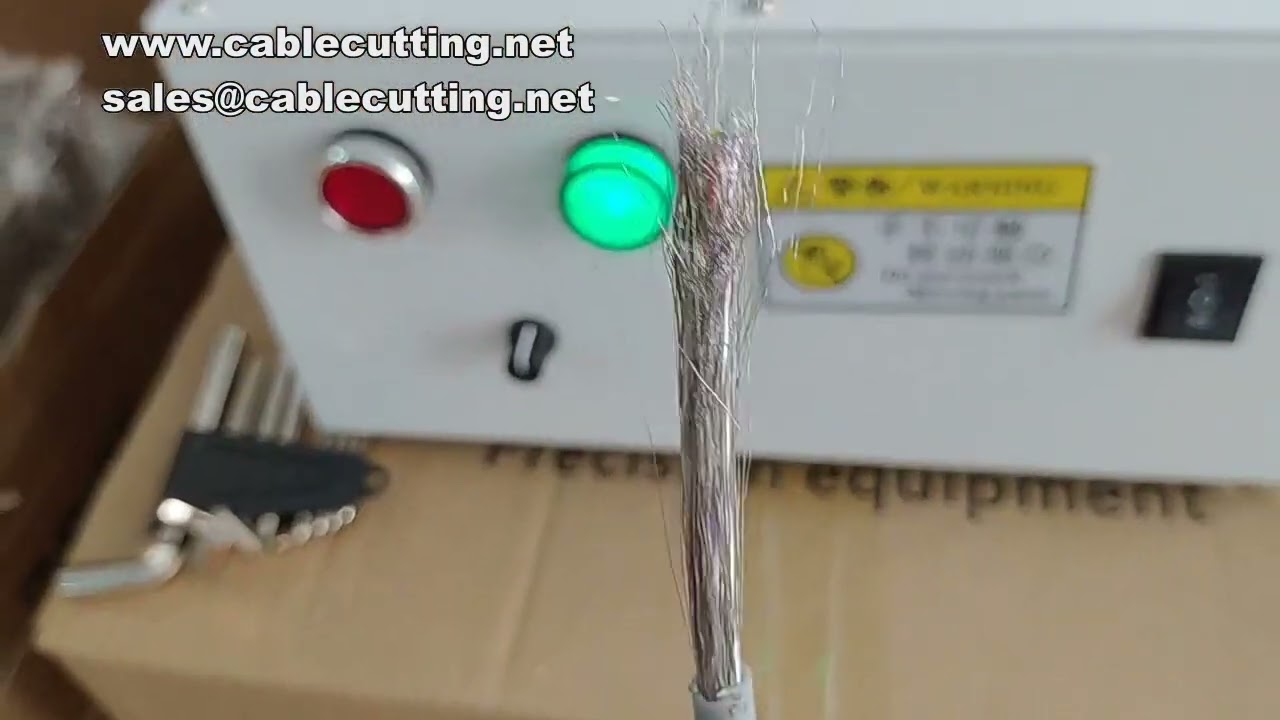 Shield Wire High-Speed Brush Wire Splitter Stripping Machine