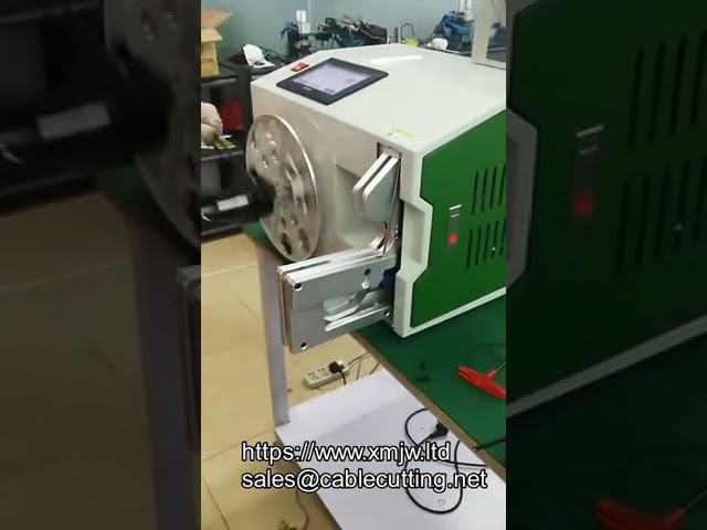Automated Cable and Wire Coil Winding and Tying Machine