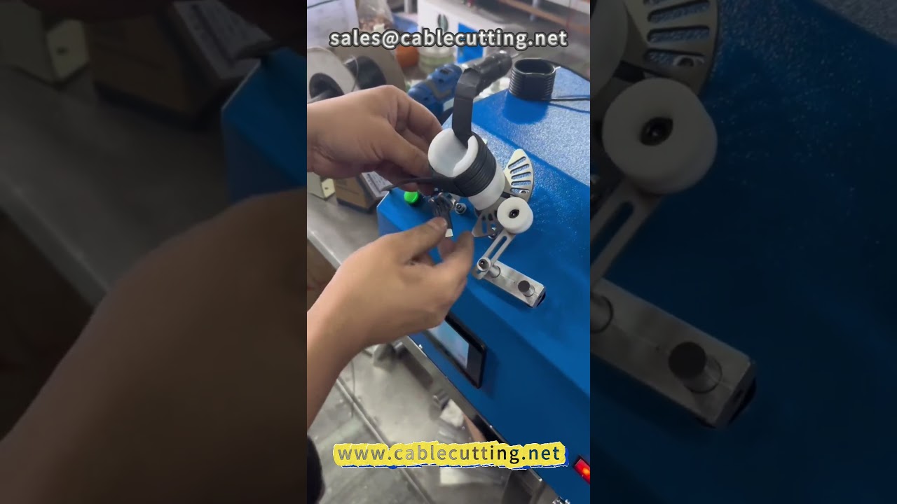 Snel en precies: oplaadkabel wikkelmachine | #wikkelmachine #oplaadkabel #kabelverwerking