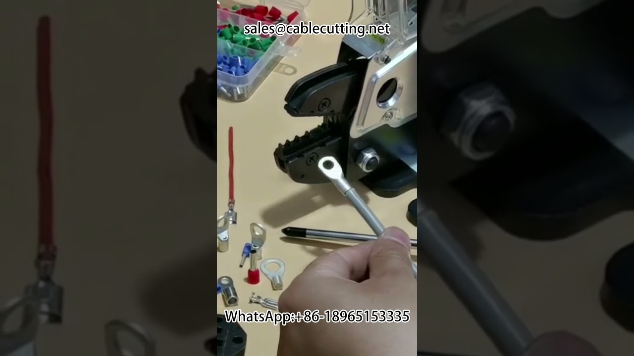 Pneumatische krimpmachine 5ND: Krimpt diverse terminaltypes efficiënt!
